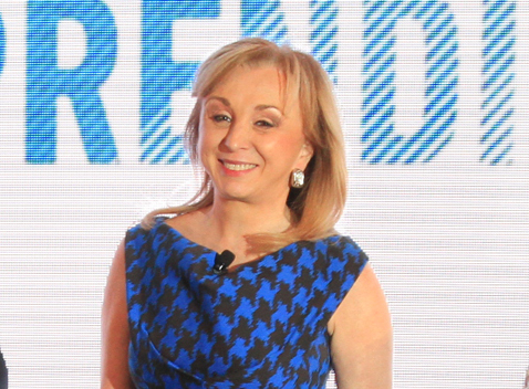 Blanca Treviño, presidenta de la empresa de tecnología de la información Softtek. 