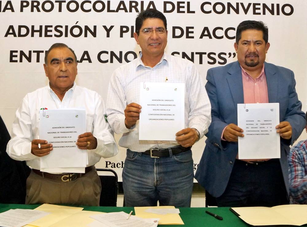 Firma de Convenio.