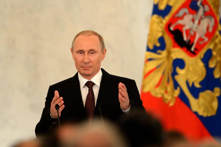 Putin calificó de "histórica" la consulta celebrada el 16 de marzo en Crimea.