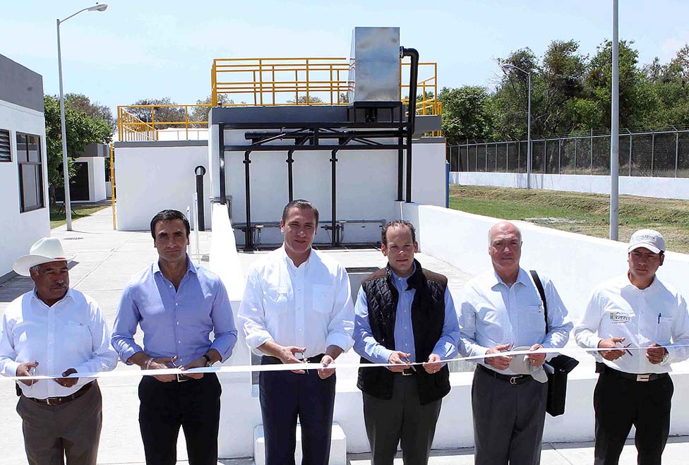 Inaugura Moreno Valle planta de tratamiento de agua en Chiautzingo.