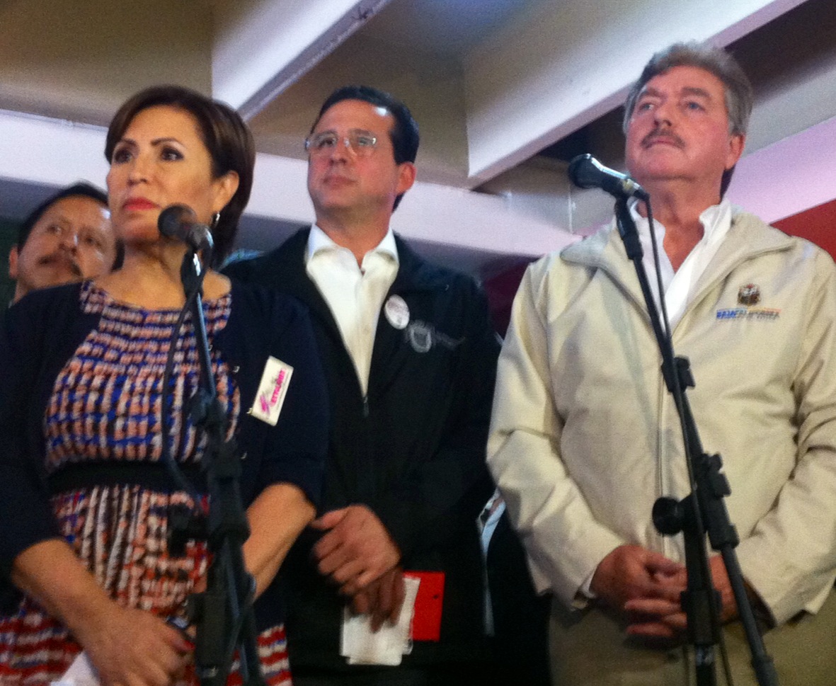 Rosario Robles y Francisco Vega de Lamadrid