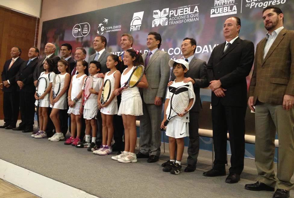 Puebla está lista para recibir las hostilidades de la Copa Davis en abril próximo.