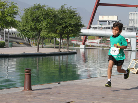 El recorrido fue en el Paseo Santa Lucía.