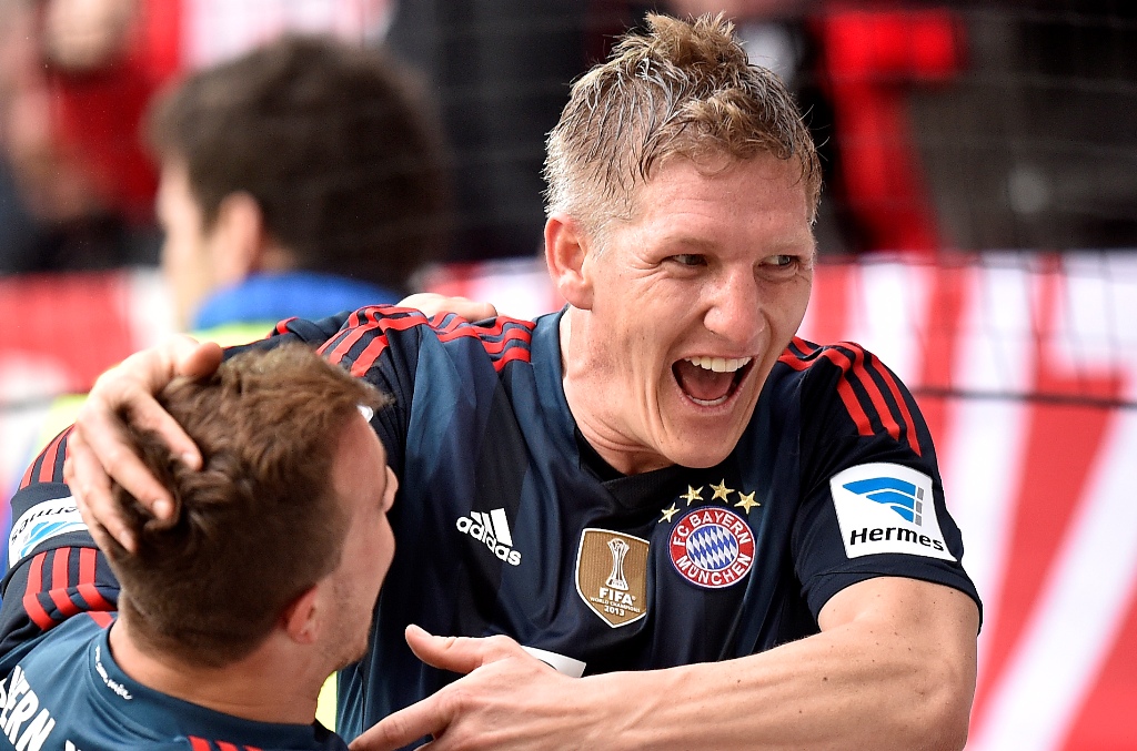 Schweinsteiger abrió el marcador