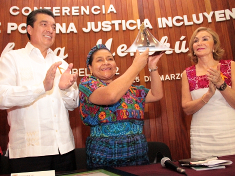 La Premio Nobel por la Paz estuvo en el Tribunal Superior de Justicia de Chiapas para exponer la ponencia “Cultura de Paz por una Justicia Incluyente”