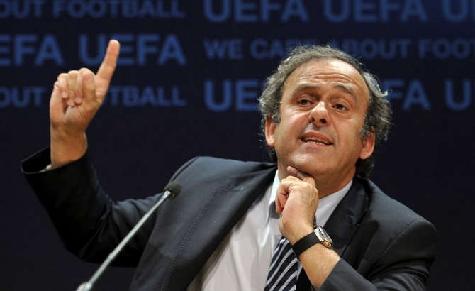 Michel Platini, presidente de la UEFA 