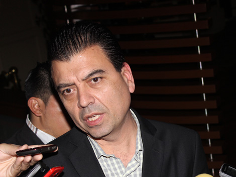 El coordinador de los ediles del PRI, Eugenio Montiel. 