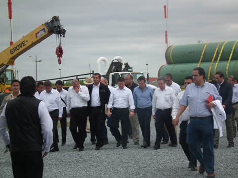 En el evento estuvieron presentes autoridades estatales y federales. 