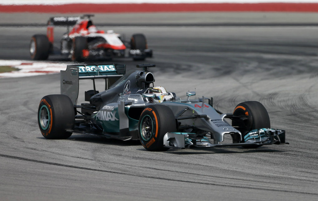 Lewis Hamilton mandó en la P1 