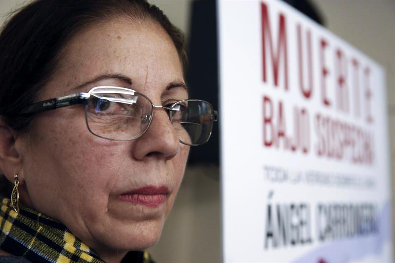 La viuda de Oswaldo Payá, Ofelia Acevedo, durante la presentación del libro de Ángel Carromero, "Muerte bajo sospecha" 