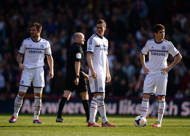 Frank Lampard, Fernando Torres y Oscar