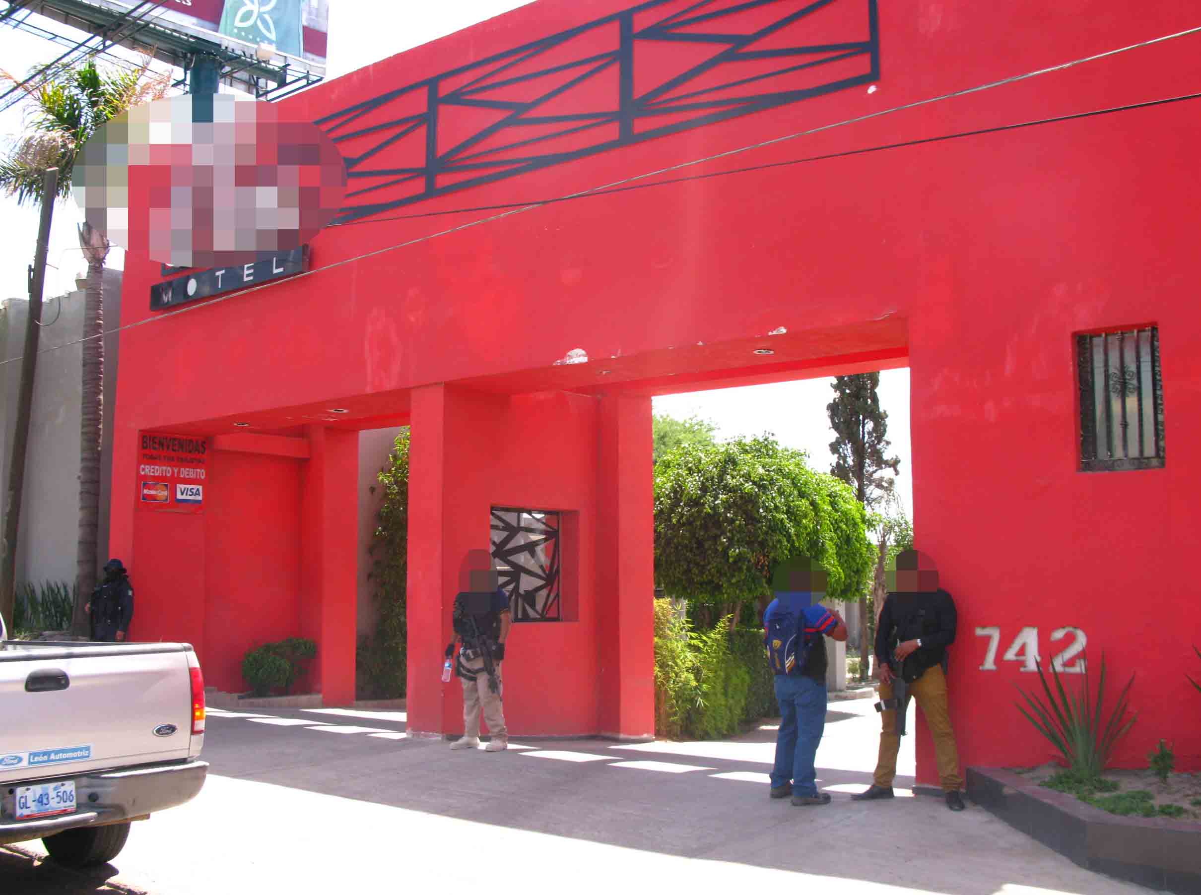 Los asaltantes se refugiaban en un motel. 