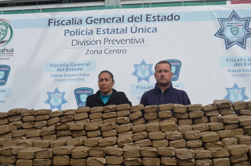 Detenidos en la Sierra Tarahumara por traer casi 4 kilogramos de mariguana.