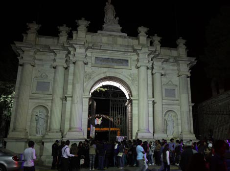 Fachada del camposanto capitalino, ubicado al norponiente de la ciudad de Pachuca.