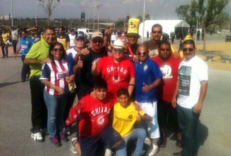 La familia Estrada Duarte, proveniente de Hermosillo, Sonora, presente en el Omnilife. 