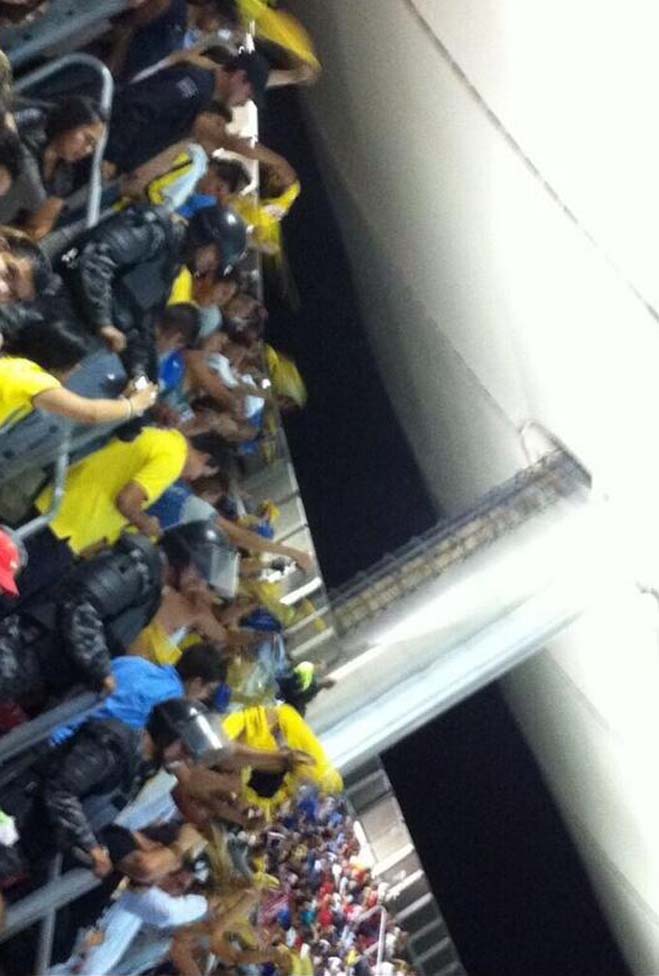 Integrantes de la Ritual del Kaoz lograron entrar al Omnilife.