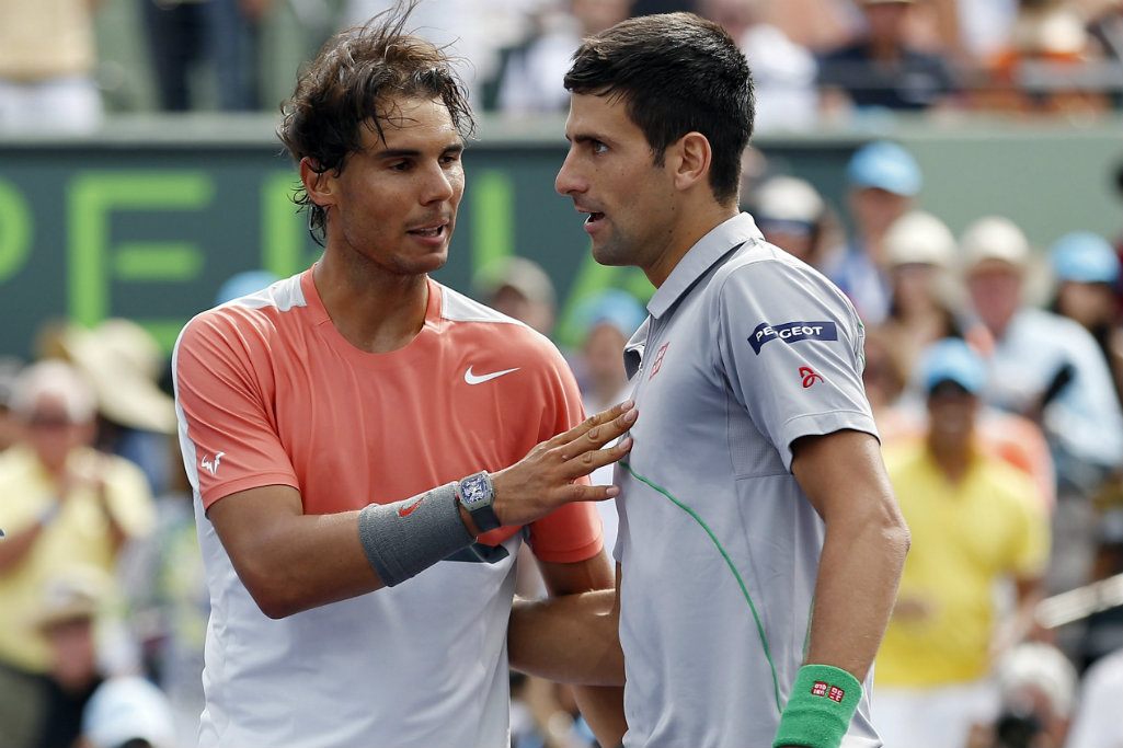 Djokovic y Nadal en el Master de Miami 