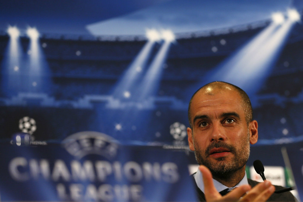 Guardiola en conferencia de prensa 