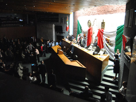 Se registra ‘apagón’ en el Congreso 