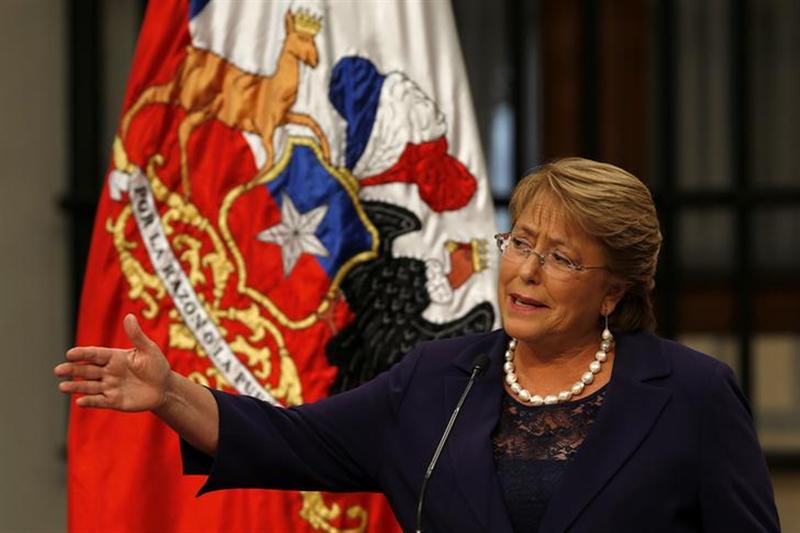 La presidenta de Chile, Michelle Bachelet, declaró zona de catástrofe el norte de Chile tras el sismo.