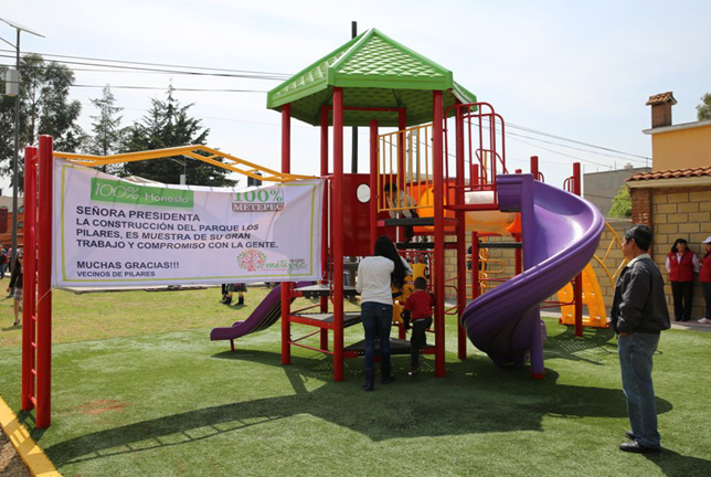 Inauguración de parque en Metepec