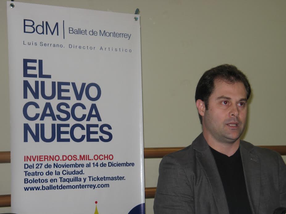 El ahora ex director artístico del Ballet de Monterrey, Luis Serrano. 