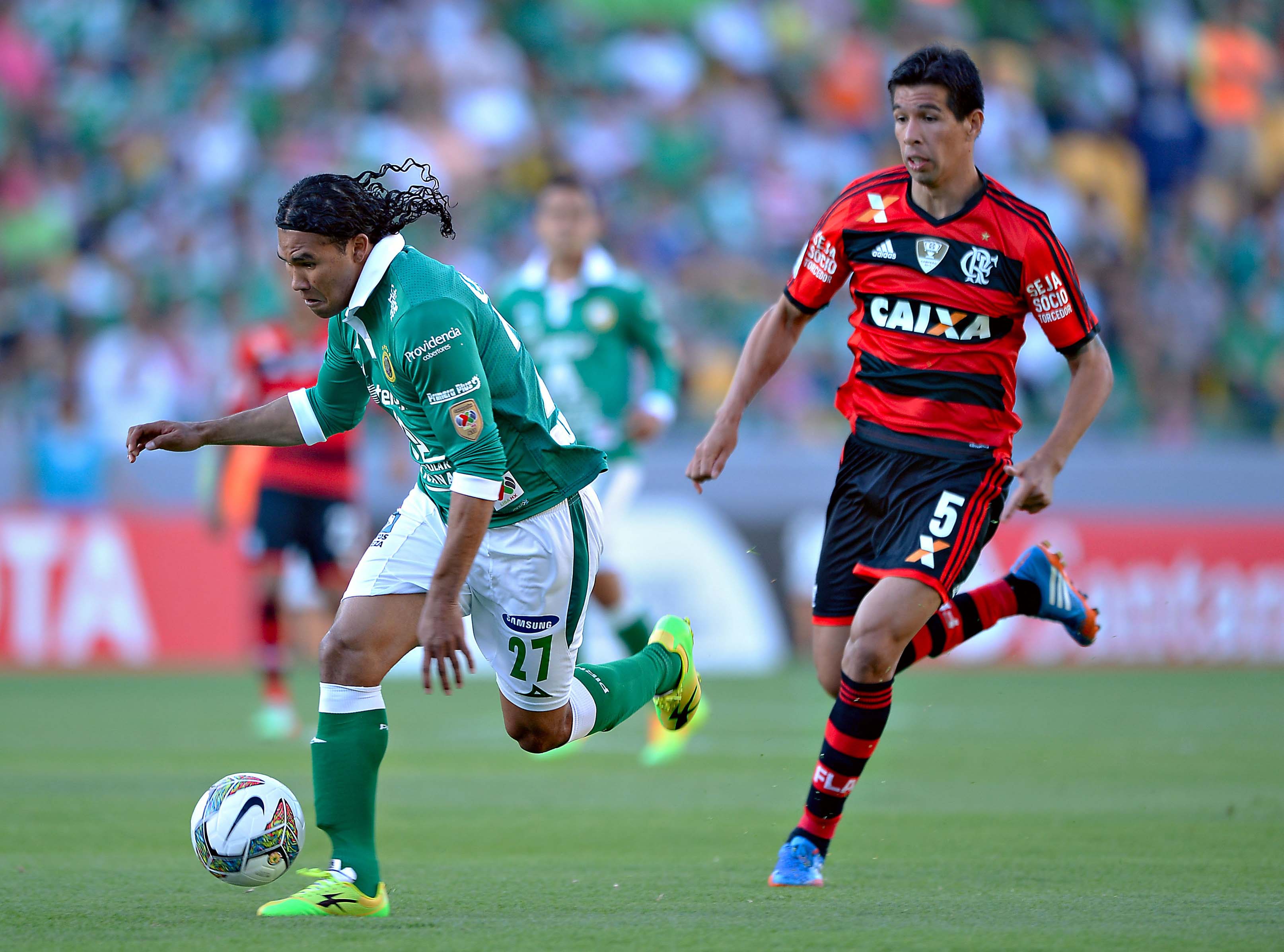 El partido entre Flamengo y León es el 9 de abril. 