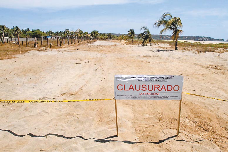 La obra fue cancelada.