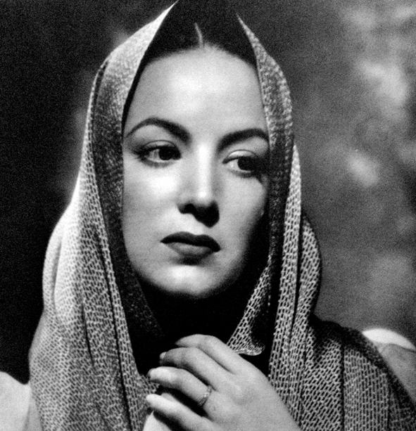 La actriz María Félix 