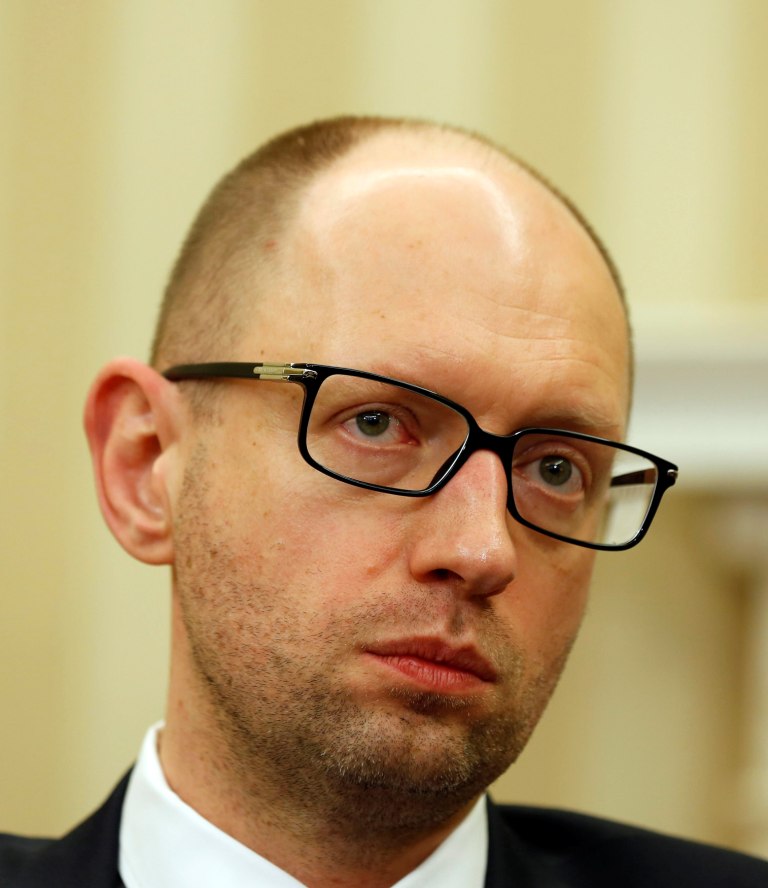 Arseniy Yatseniuk, primer ministro de Ucrania.