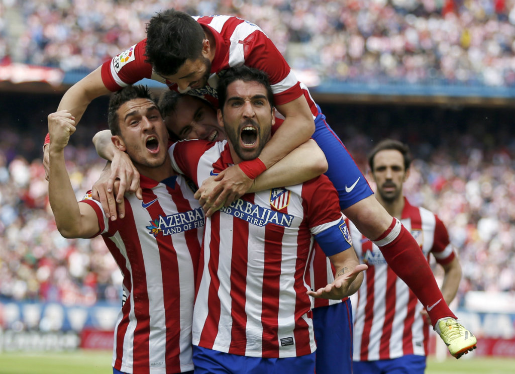 Raúl García tras la anotación del 1-0