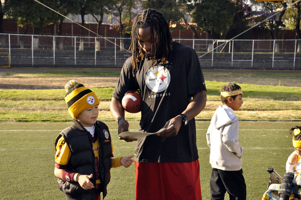 Steelers convivieron con aficionados