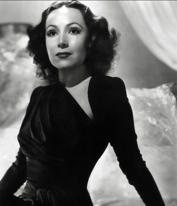 Dolores del Río, actriz mexicana del Cine de Oro.