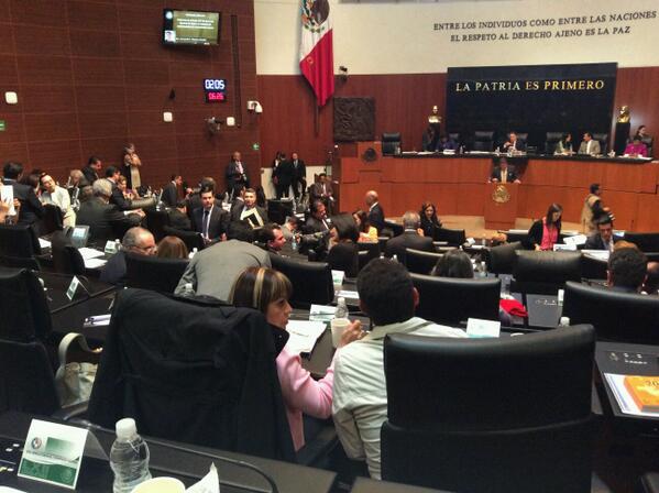 El pleno del Senado.
