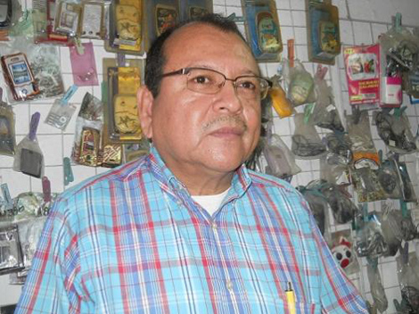 Presidente de los Comerciantes en Pequeño, Germán Medina Pérez