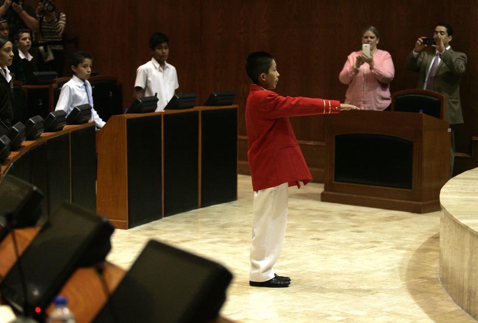 Diputados infantiles en el Congreso del Estado