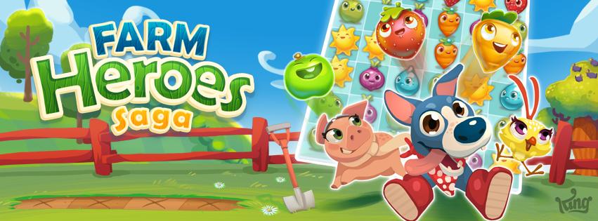 Farm Heores Saga segundo después de Candy Crush