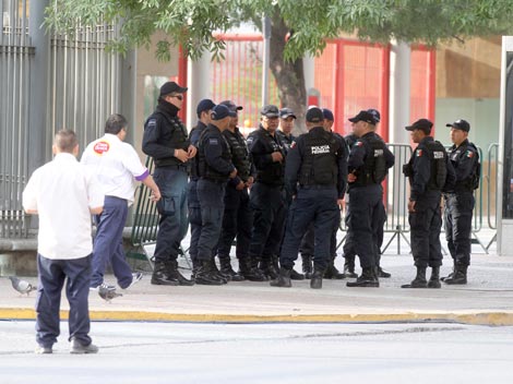 Operativo de seguridad por visita presidencial. 