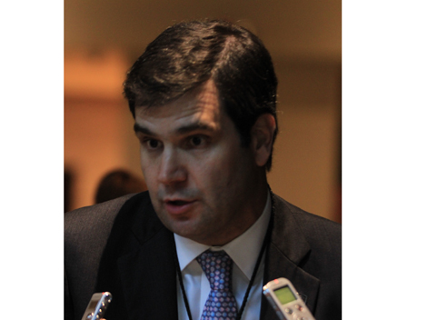 El presidente ejecutivo de Ternium México, Máximo Vedoya. 