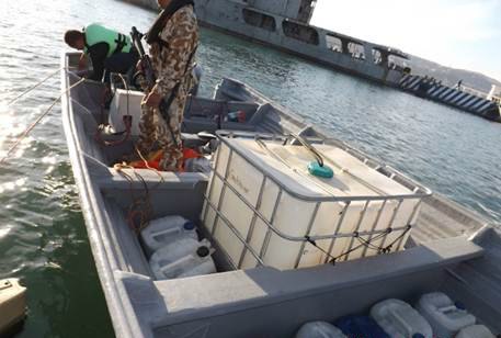 Semar decomisa combustible