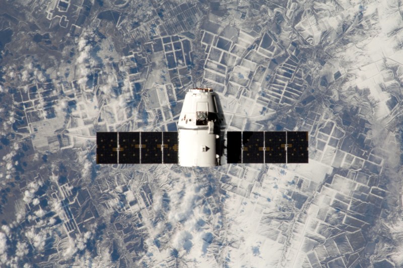 Espectacular vista de un "Dragón" en el espacio.