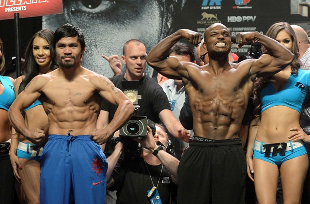 Many Pacquiao y Timothy Bradley