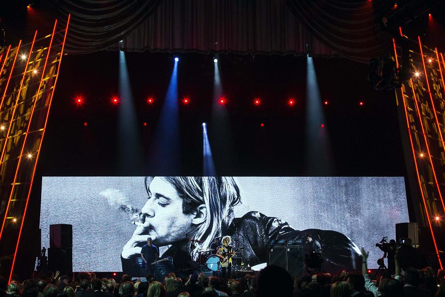 Nirvana ingresó al recinto en su primer año de elegibilidad.