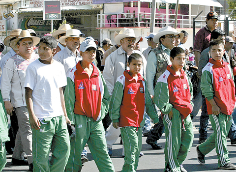 Recorrieron el centro de la capital oaxaqueña. 