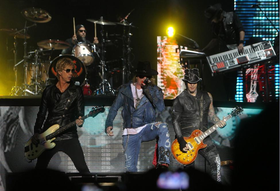 Axl Rose interpretó los clásicos e la banda en La Paz.