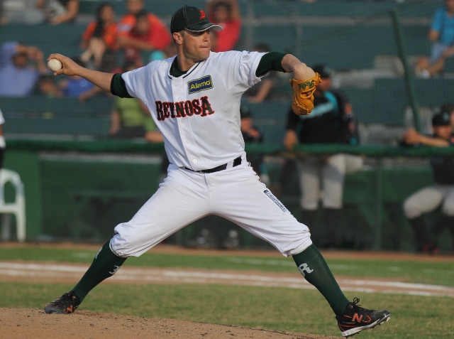 Jeff Benett, pitcher de los Broncos de Reynosa