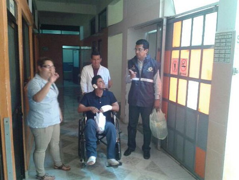 Dos de los heridos fueron trasladados a sus casas. 