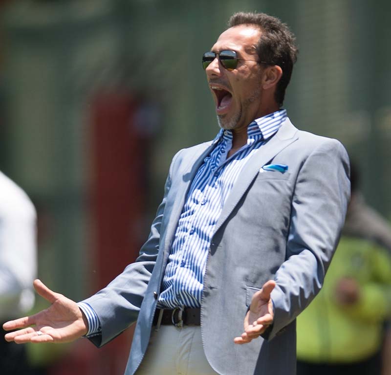 Gustavo Matosas salió satisfecho con el trabajo que hicieron ayer los juveniles.