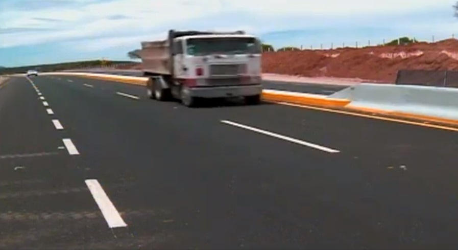 Inauguración del tramo modernizado Jerez-Tepetongo, de la carretera Jerez-Tlaltenango, en Zacatecas