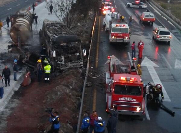 Accidente en la México-Querétaro